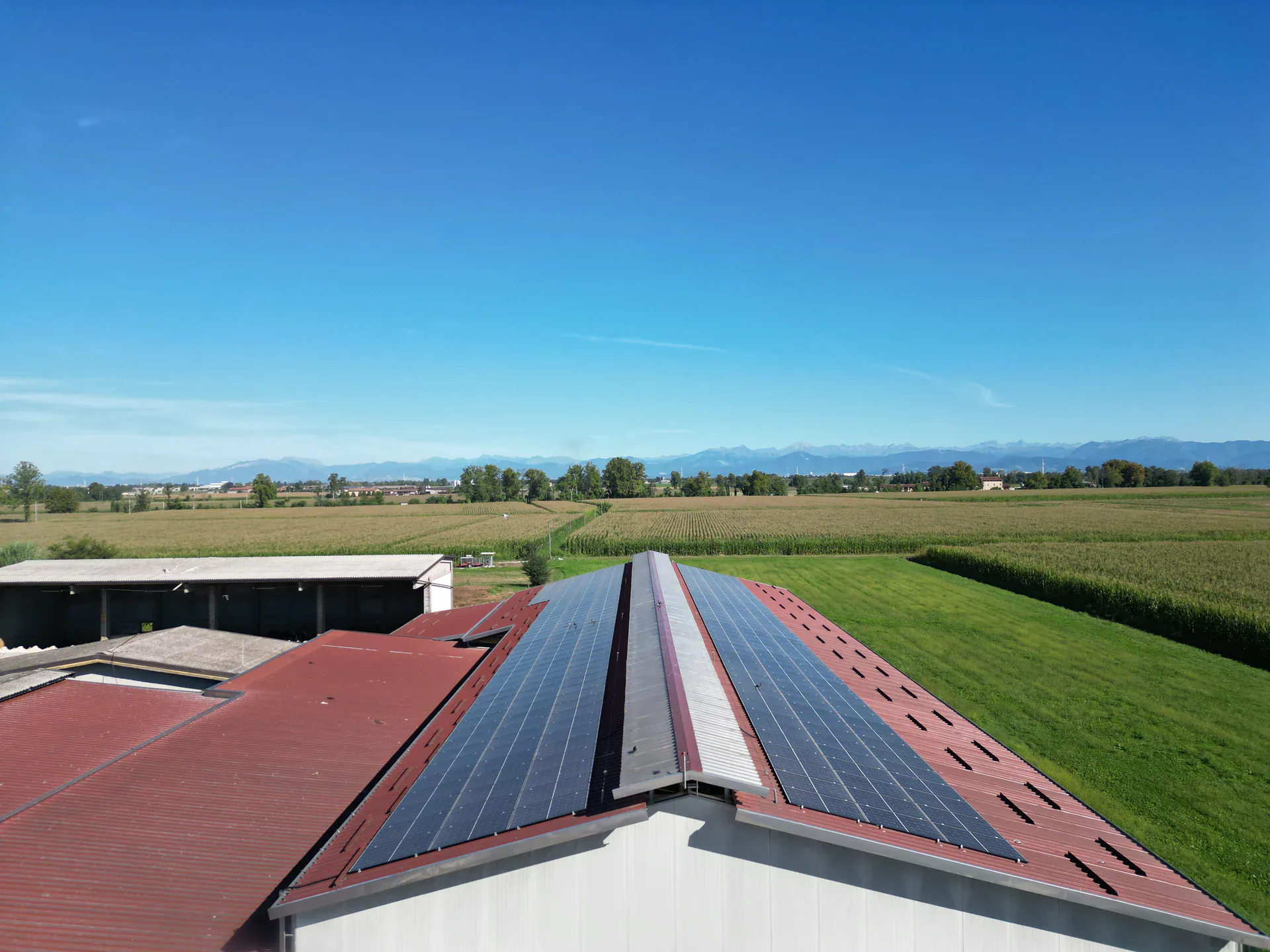 Impianto fotovoltaico su azienda agricola